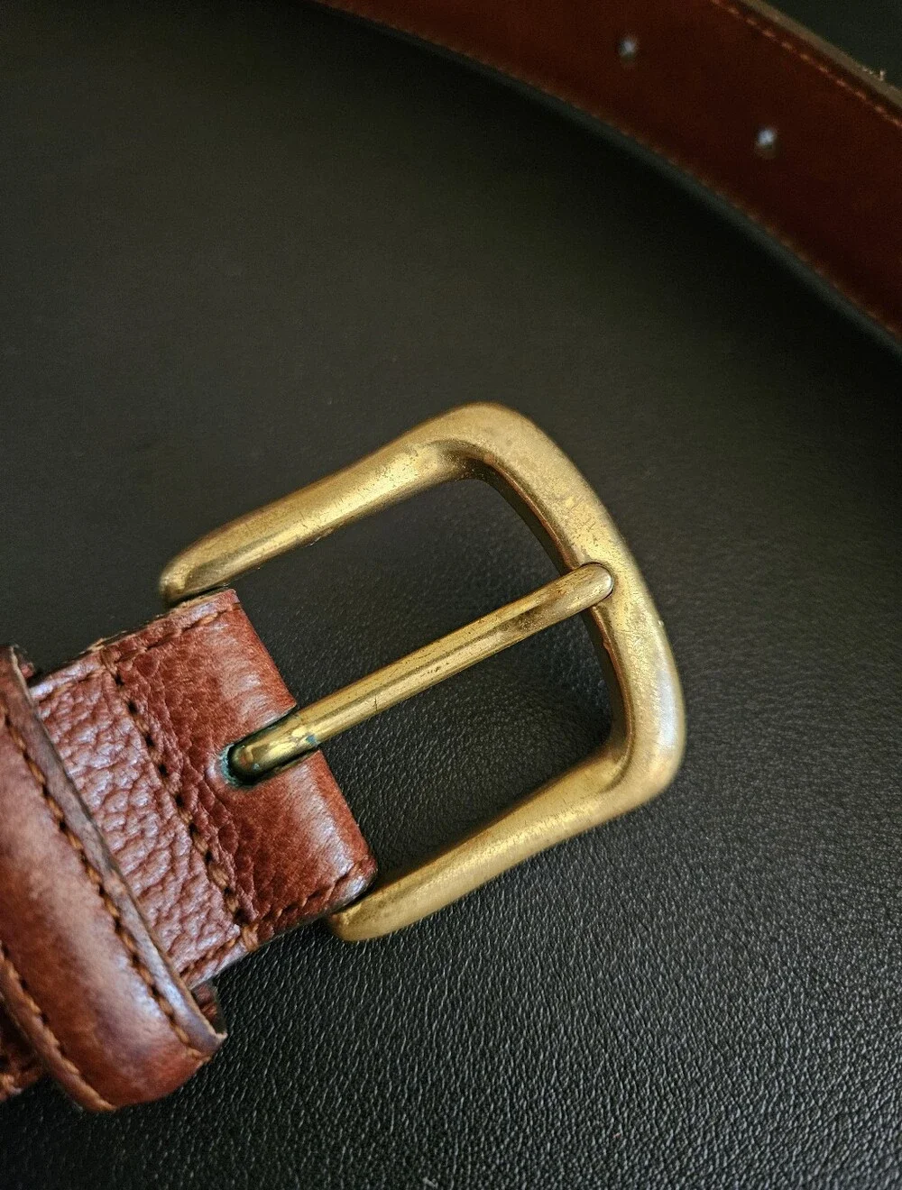 Vintage Coach  5952 Men's Sienna Brown Leather Belt. Size 40